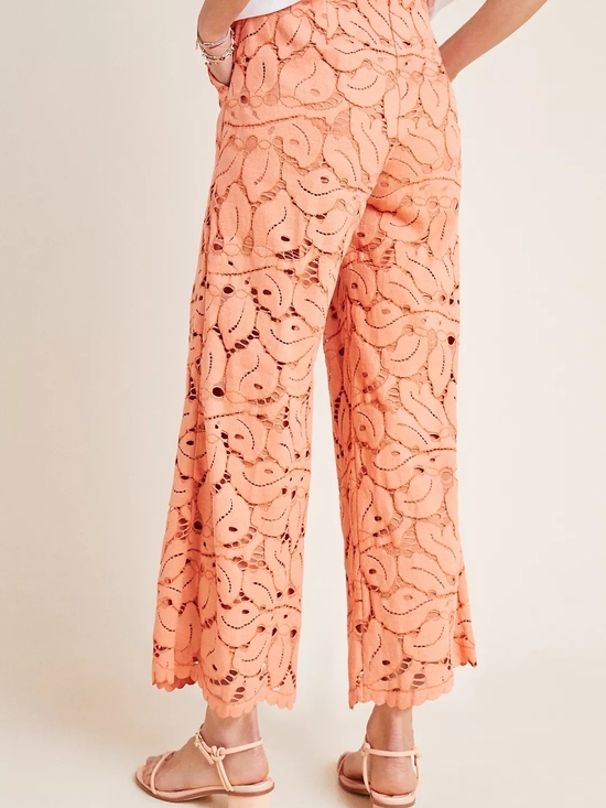 Anthropologie Pants - Anthropologie Dolly Lace Trousers Size 10